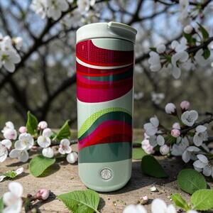 Starbucks Mint Green Badge Tumbler Ceramic Coated NWT